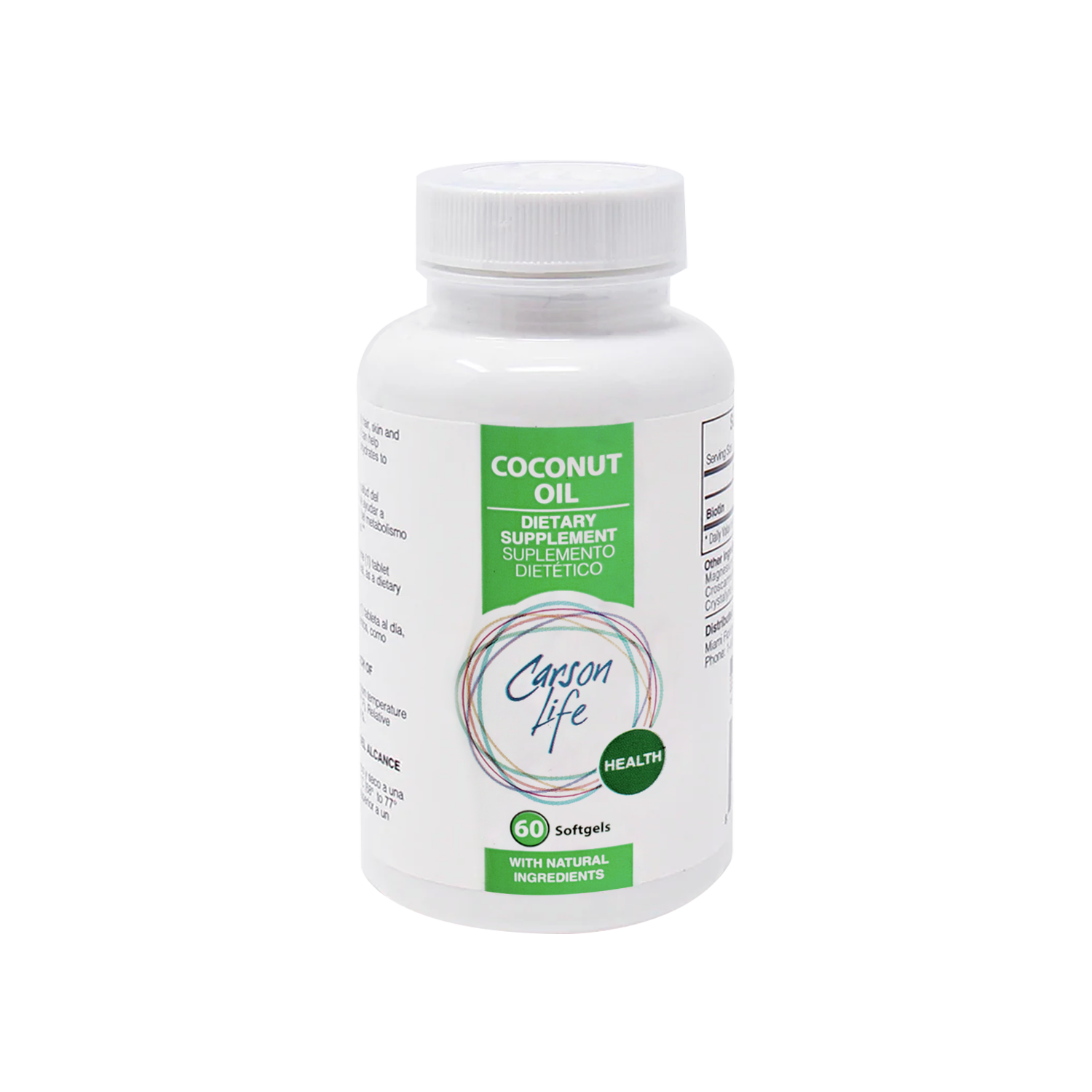 Organic Coconut Oil Capsules