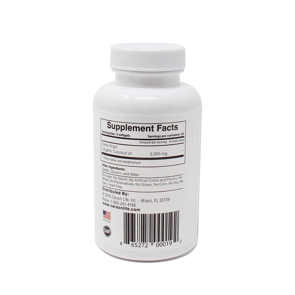 Carson Life Coconut Oil Capsules